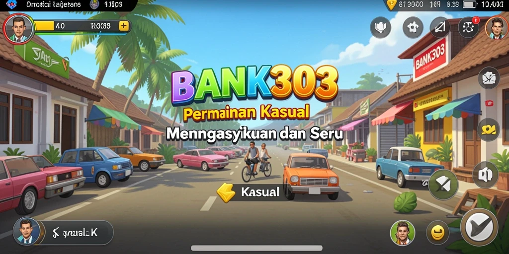 Tampilan antarmuka BANK303 yang intuitif dan menarik.