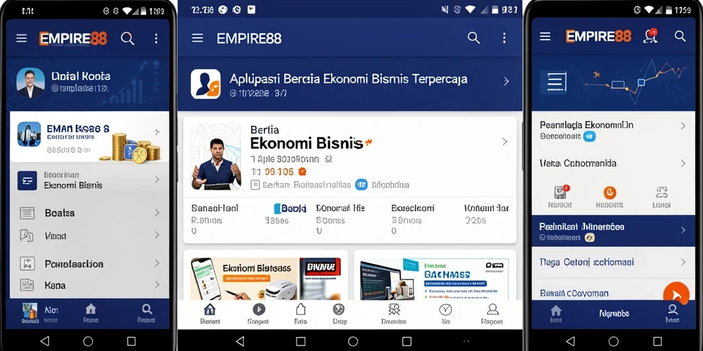 Antarmuka EMPIRE88 yang menarik dan mudah digunakan untuk berita ekonomi.